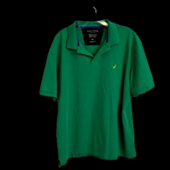 🌴Nautica Green Polo Shirt EUC - Picture 8 of 8